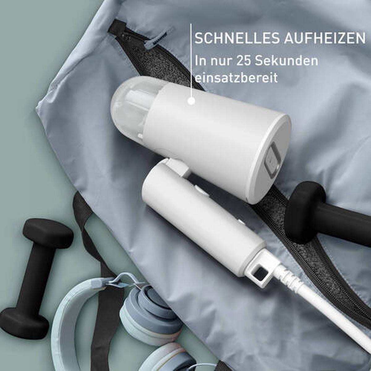 Dampfbürste Dt1020 1200 W Weiß/ Hellgrau - Hellgrau/Weiß, Basics, Kunststoff (28,2/16,3/12,4cm) - Tefal