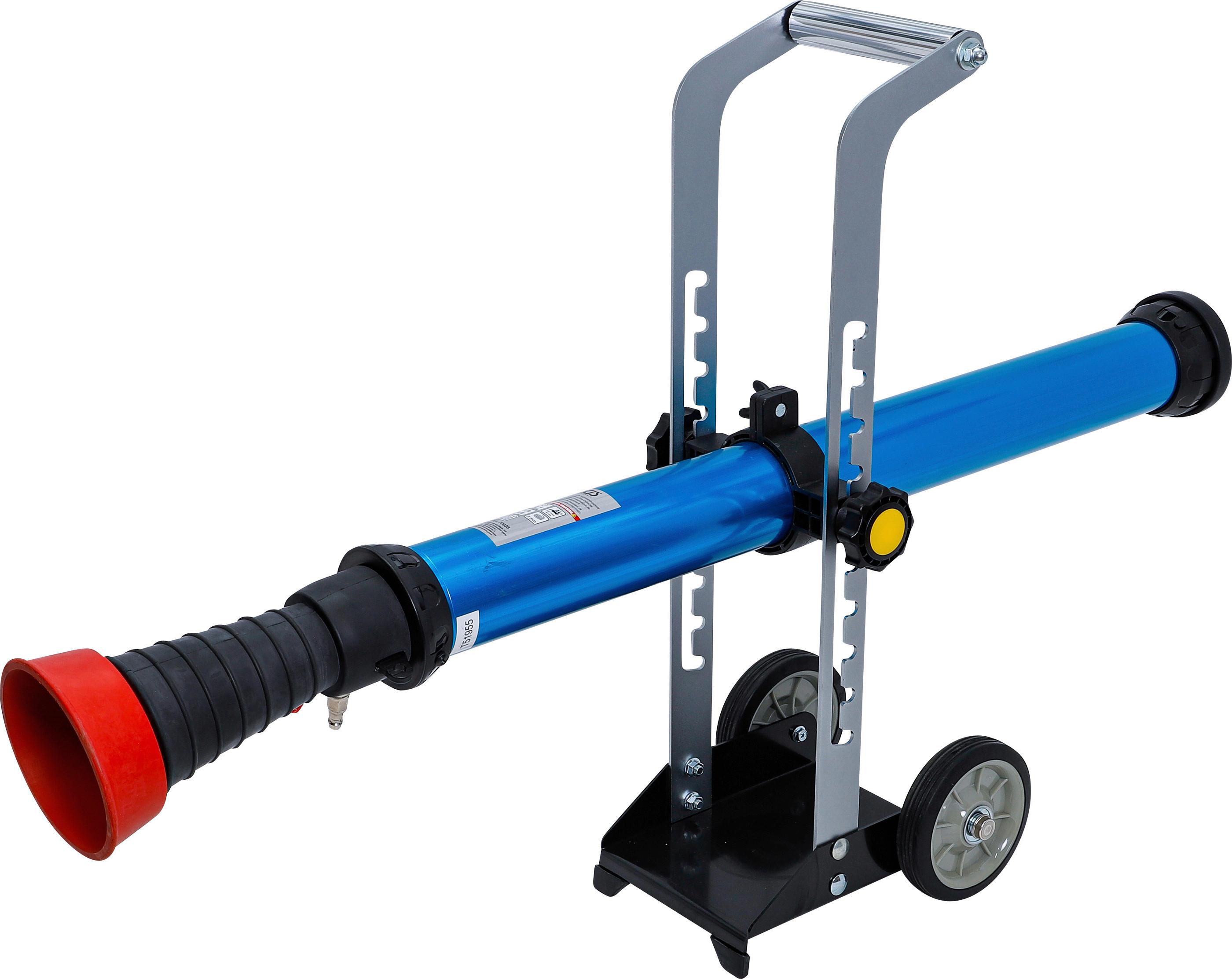 Druckluft-Abgasabsauggerät 70928 - Blau/Schwarz, Basics (121/31,5/38,4cm)