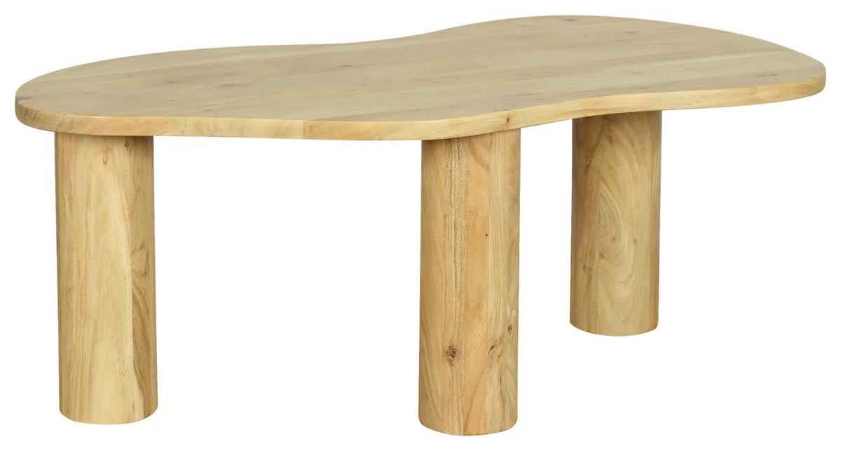 Couchtisch Ethan Naturfarben B: 110 Cm - Schwarz/Naturfarben, Design, Holz (110/45/55cm) - MID.YOU