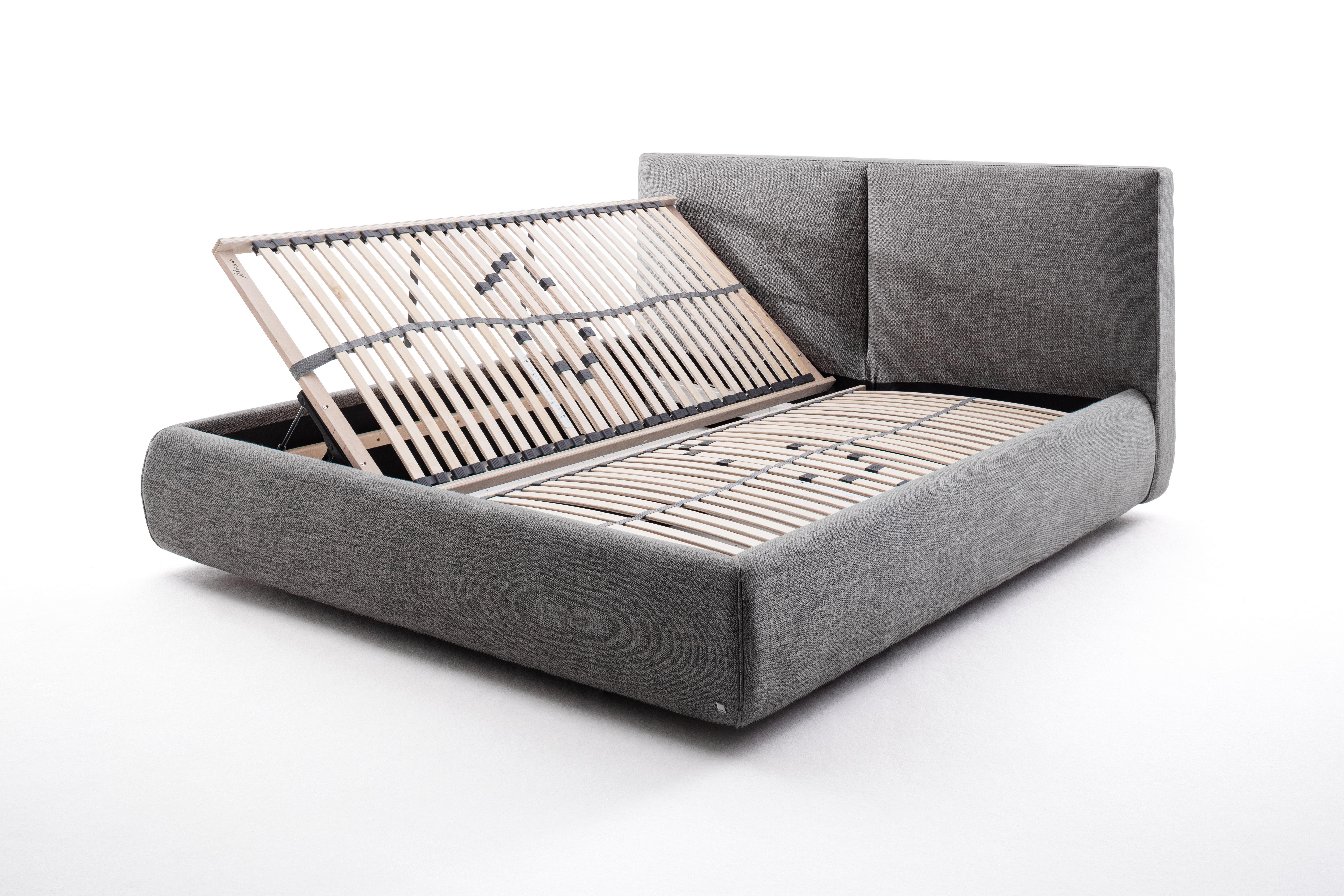 Polsterbett mit gepolstertem Kopfteil