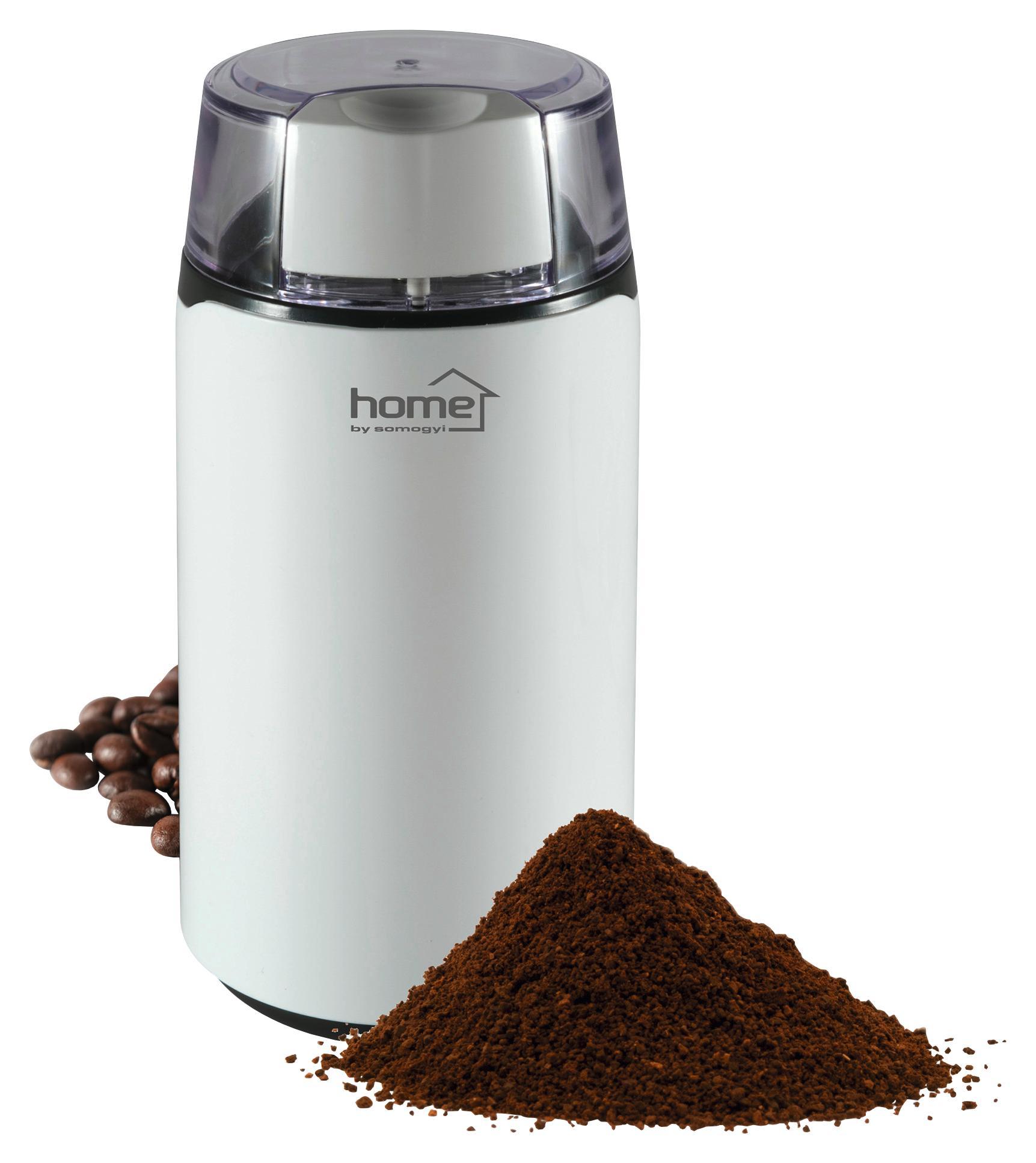 Kávédaráló Hg Kd 40 - Fehér, Műanyag/Fém (8/16,5cm)