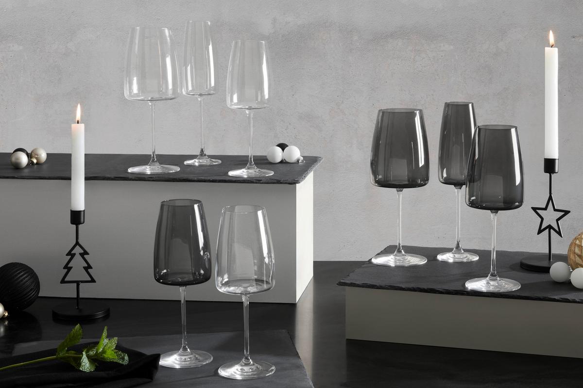Pohár na sekt Kiki, 340ml - priehľadné, Modern, sklo (6,6/25cm) - Gourmesto