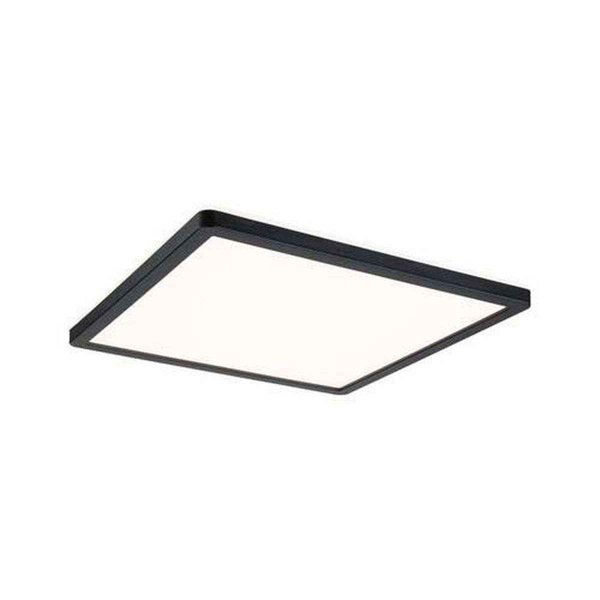 LED-Paneel L: 29,3 cm 71001 - Schwarz, Basics, Kunststoff (29,3/29,3cm) - Paulmann