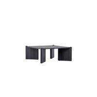 Couchtisch Rogaland Schwarz B: 100 cm - Schwarz, Design, Holz/Holzwerkstoff (100/100/40cm) - Livetastic