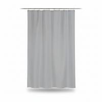 Duschvorhang in Grau Textil/Mischgewebe - Grau, Basics, Textil (120/200cm) - MSV
