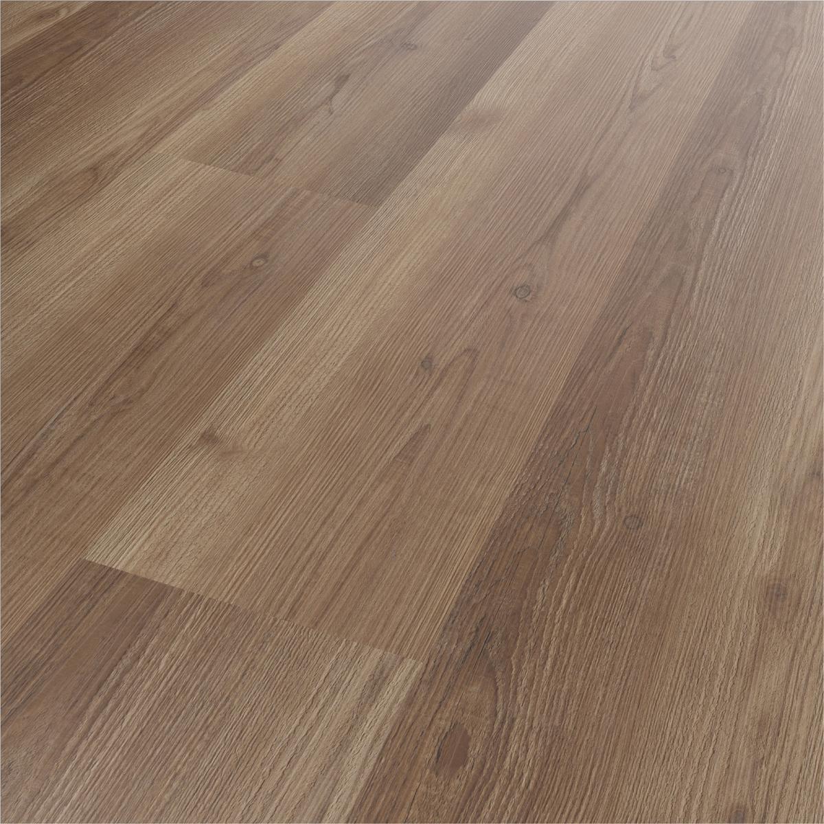 Designboden Eichefarben /mokka Lhd. Stärke 6,5mm - Eichefarben/Mokka, Basics, Kunststoff (152.4/22.8/0.65cm)