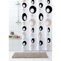 SPRCHOVÝ ZÁVĚS D1027-098509000 - bílá/černá, Basics, plast (180/200cm) - Grund