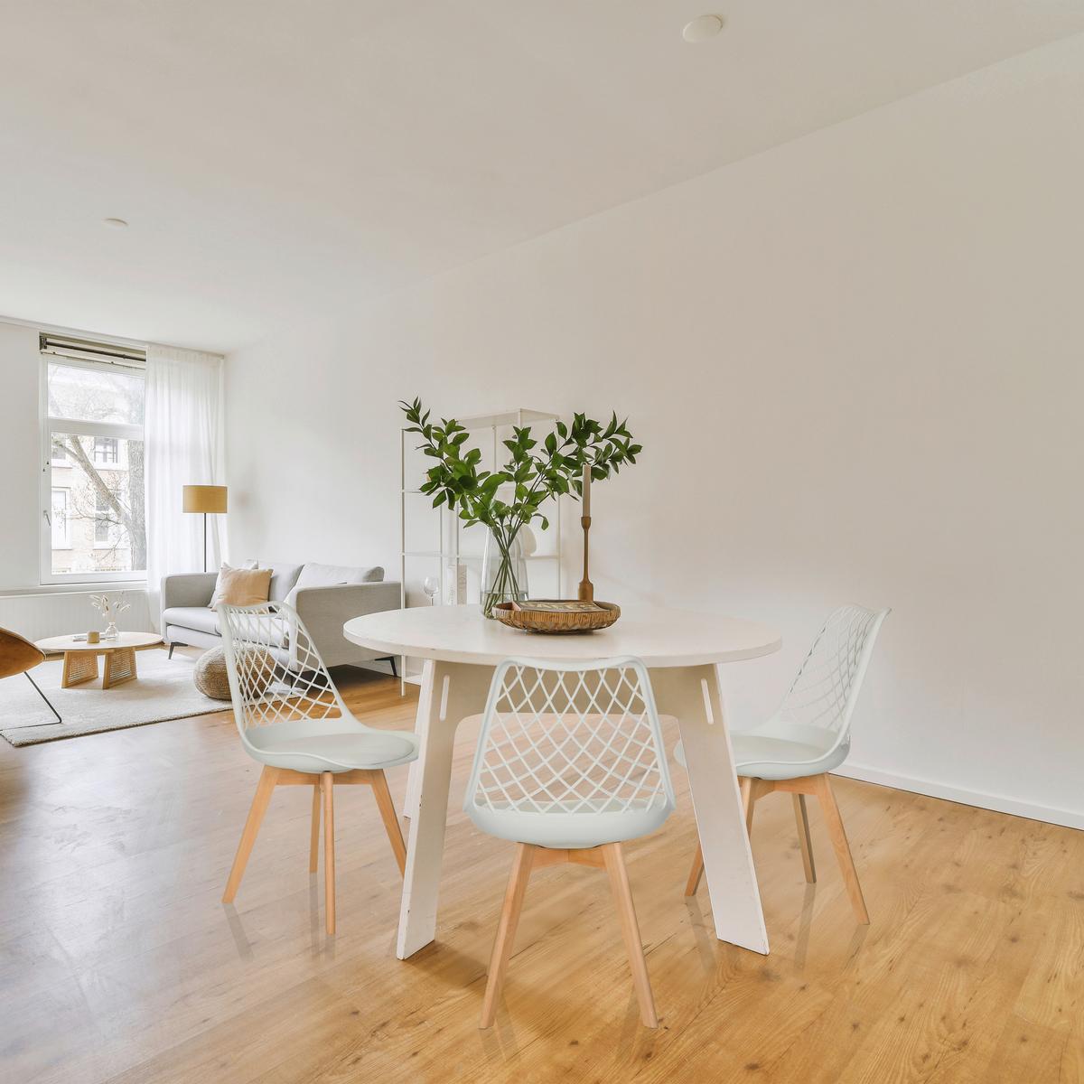 Armlehnstuhl Scandi Hol Weiß B: 49 Cm - Buchefarben/Weiß, MODERN, Holz/Kunststoff (49/81/53cm) - MID.YOU