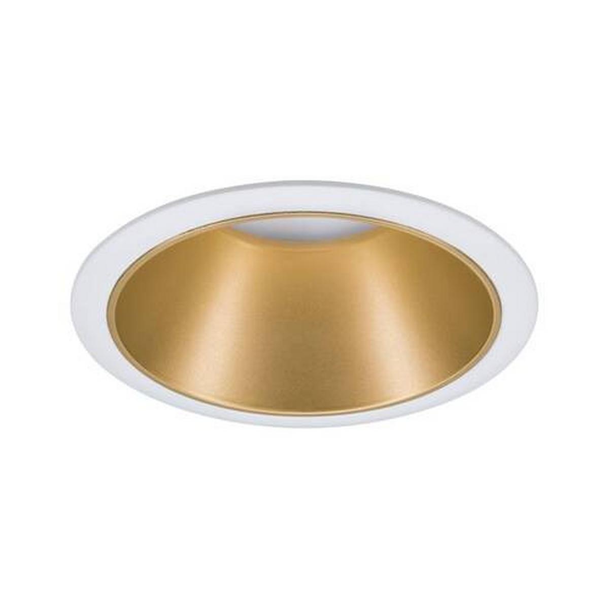 Einbauspot Ø 8,8 Cm Weiß/goldfarben Dimmbar - Design (8,8cm) - Paulmann