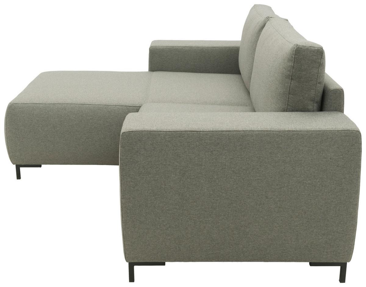 Ecksofa Looks Vi - Graubraun/Schwarz, Design, Textil (242/160cm) - LOOKS by W.Joop