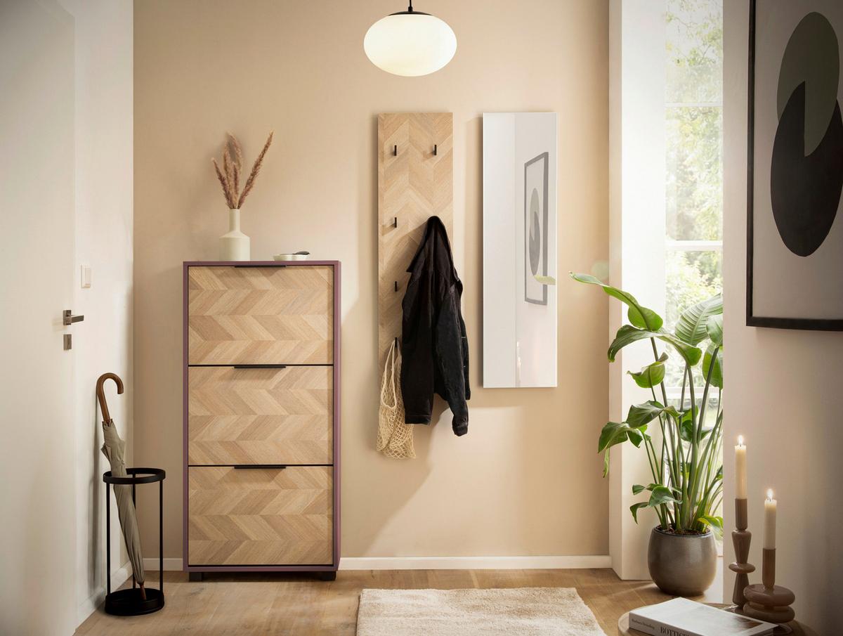 Garderobenpaneel Piazza Eichefarben B: 30 Cm - Eichefarben, Design, Holzwerkstoff (30/110,6/2,6cm) - MID.YOU