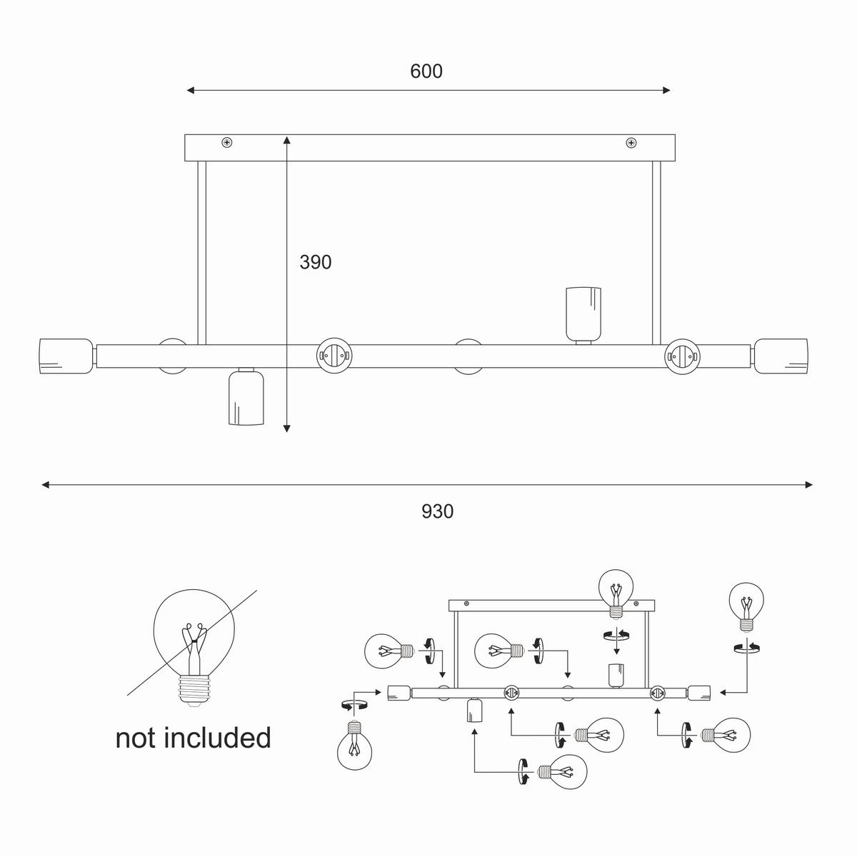 Hängeleuchte Astrid Goldfarben H: 90 cm - Goldfarben, Basics, Glas/Metall (90cm)