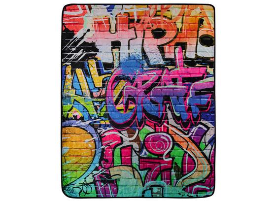 Kuscheldecke Graffity - Multicolor, MODERN, Textil (130/160cm) Kuscheldecke Graffity - Multicolor, MODERN, Textil (130/160cm)