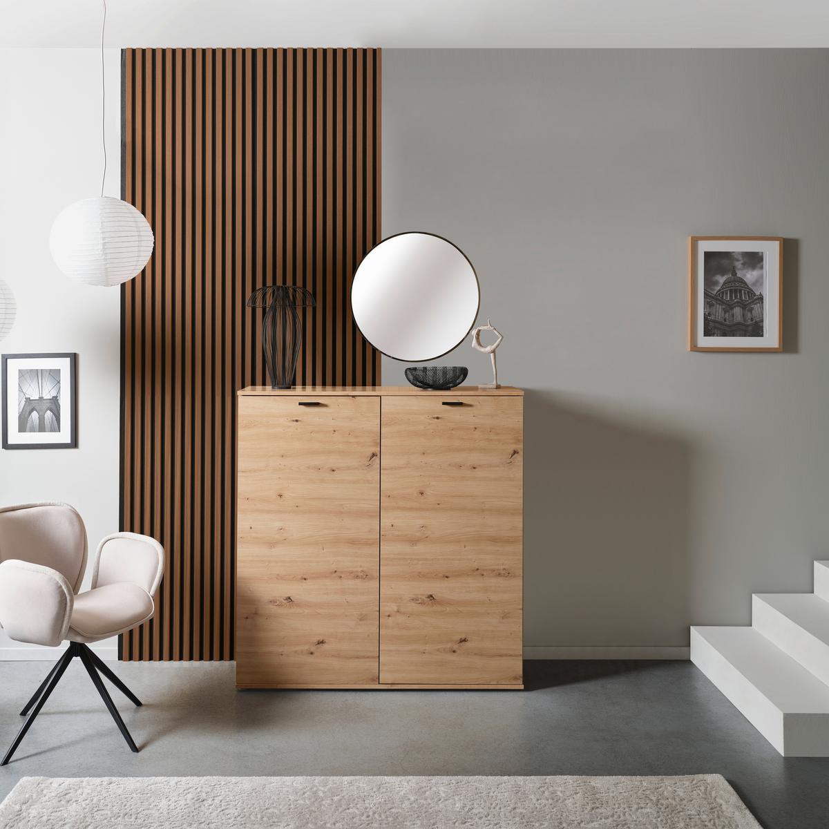 Akustikpaneel Josef - Walnussfarben, MODERN, Holzwerkstoff/Kunststoff (60/120/2cm)