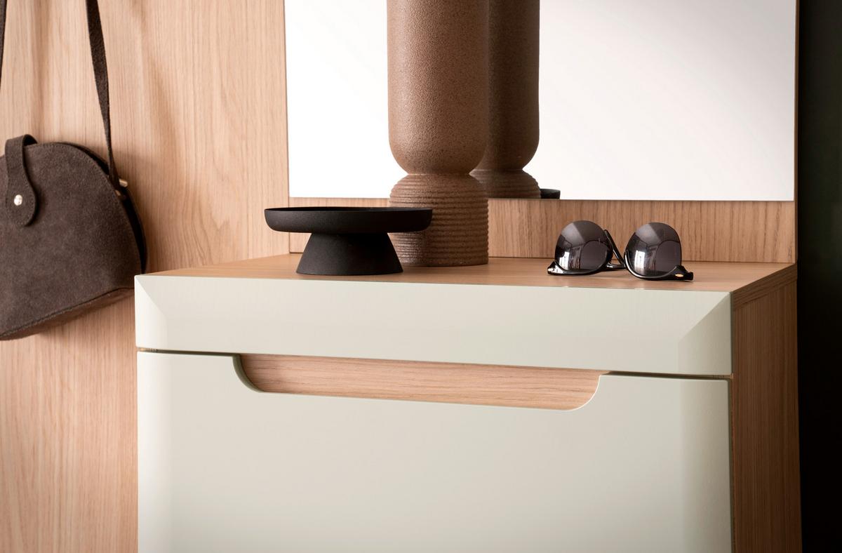 Garderobe Svante Torge Eichefarben B: 107 cm - Eichefarben, Design, Holzwerkstoff (107/197/34cm) - MID.YOU