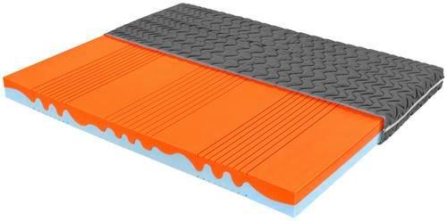 Matrace pro mládež Color Kid Grey, 120/200cm, šedý potah - bílá, textil (120/200cm) - Primatex