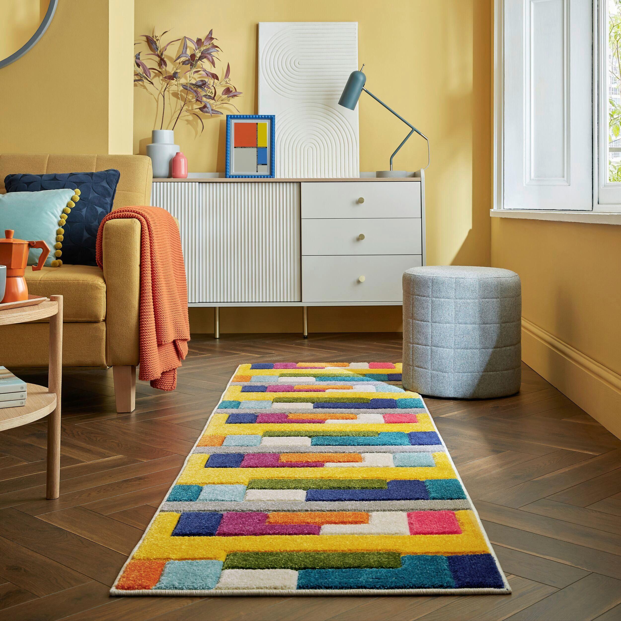 Läufer Mambo Multi 66x300 - Multicolor, Basics, Textil (66/300cm)