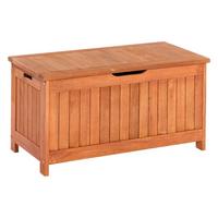 Ambia Garden Kissenbox BxHxT: 88x45x45 cm Echtholz - Naturfarben, ROMANTIK / LANDHAUS, Holz (88/45/45cm) - Gardenson