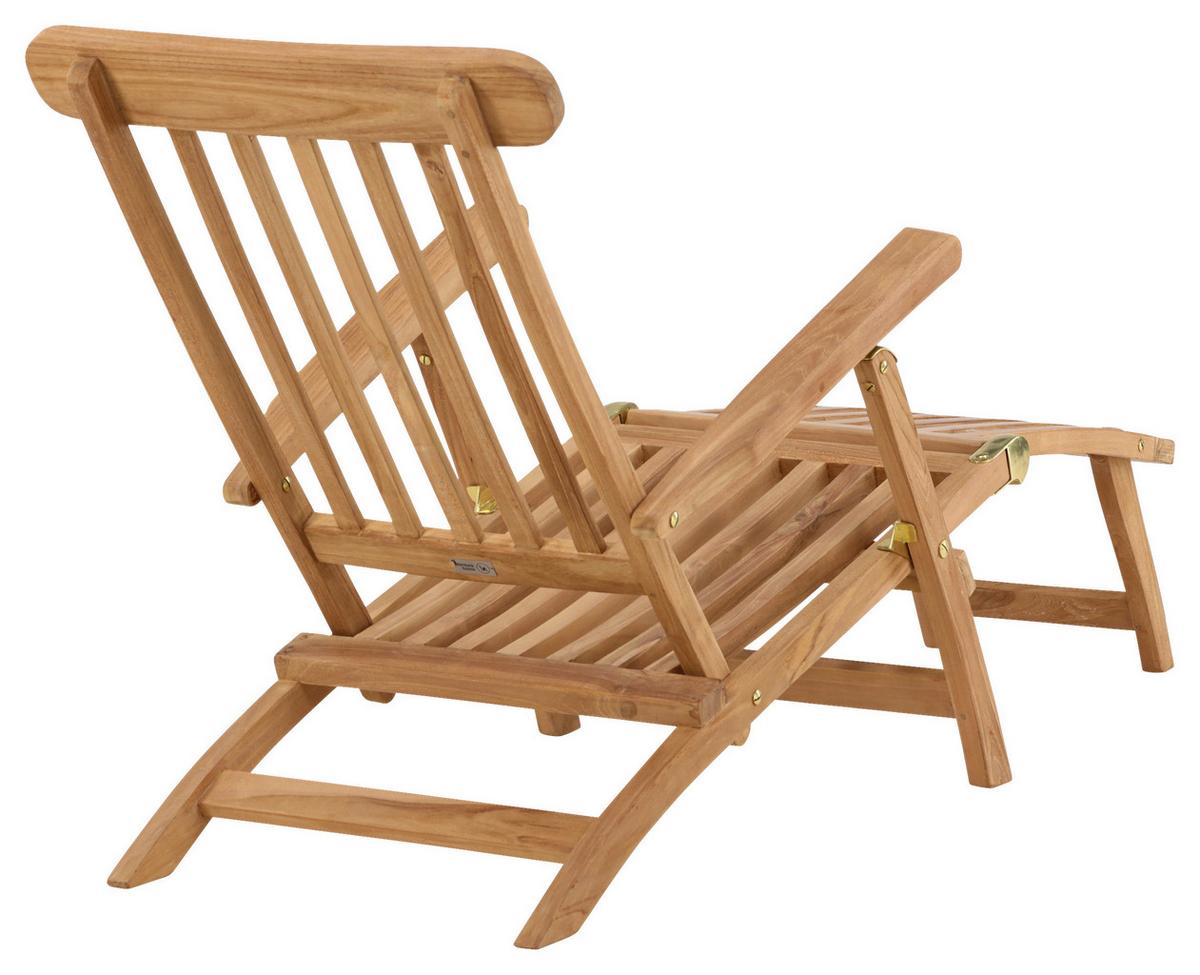 Sonnenliege Kenya Teakholz - KONVENTIONELL (60/95/150cm) - Gardenson