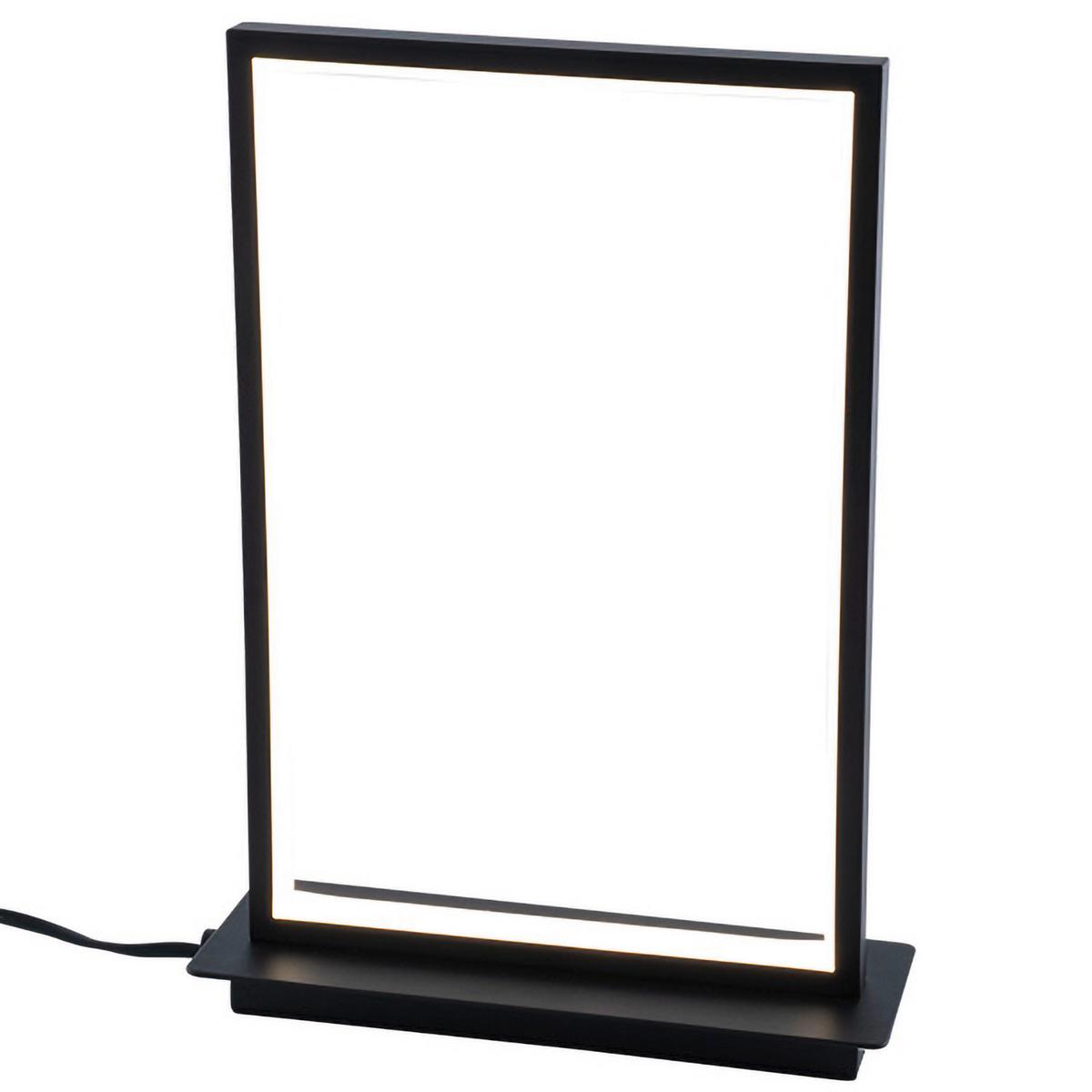 LED-Tischleuchte 5047/Ln - Schwarz, Design, Metall (22/8/32cm)