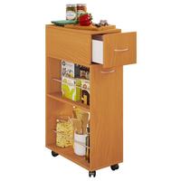 Allzweckwagen Tusal Sb Buchefarben B: 50 cm - Buchefarben, MODERN, Holzwerkstoff/Kunststoff (25/50/85cm) - MID.YOU