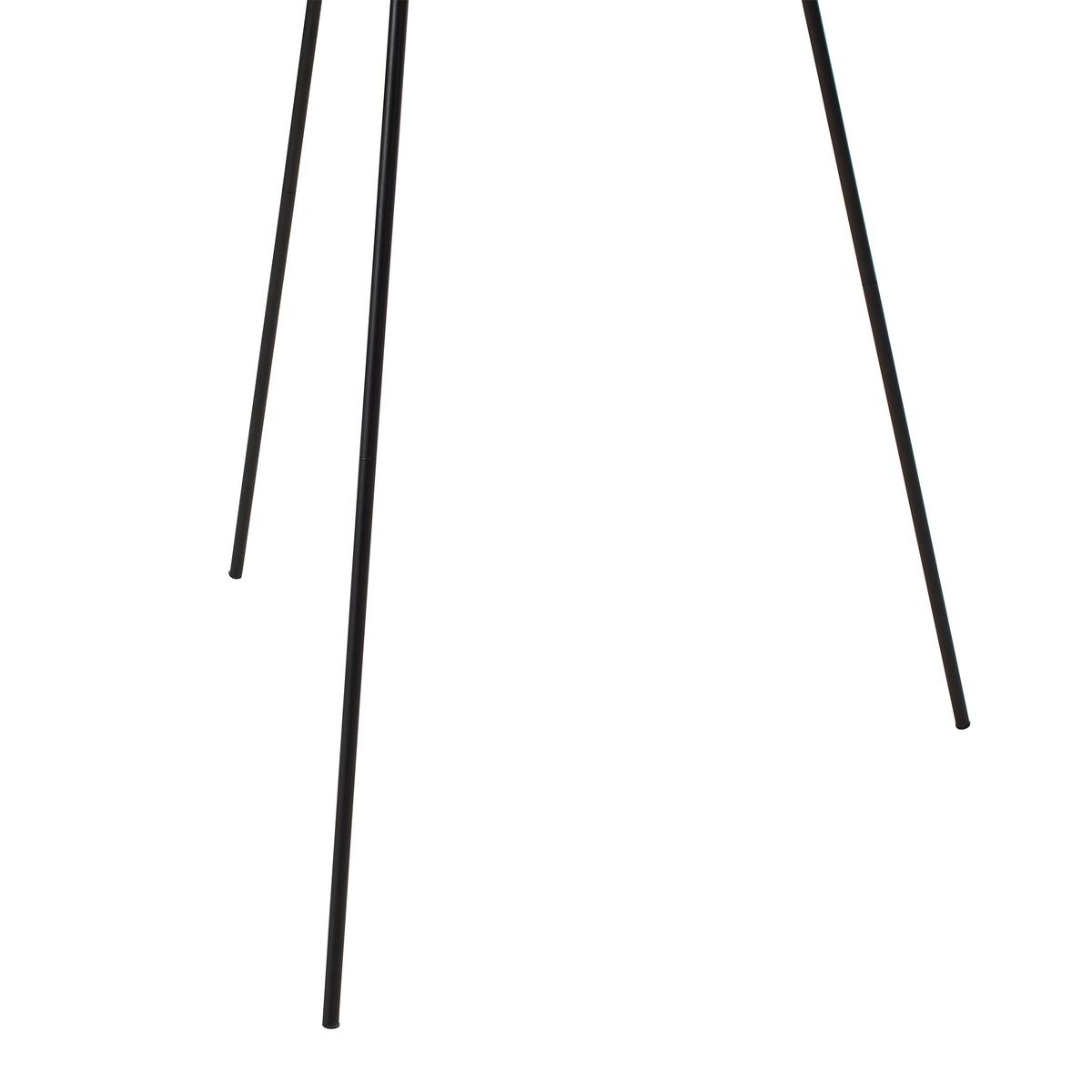 Stojací lampa Evelyn V: 149cm, 40 Watt - černá, Lifestyle, kov (149cm) - Mömax
