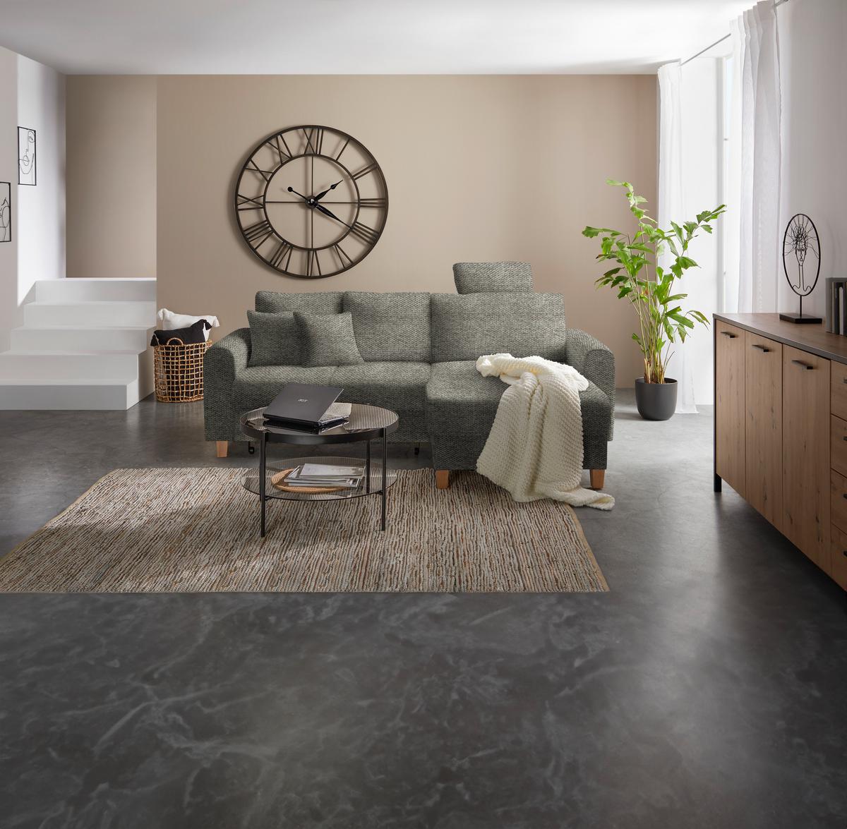Opierka hlavy LILLE, sivohnedý velúr - taupe, Modern, textil (58/23/10cm) - Mömax
