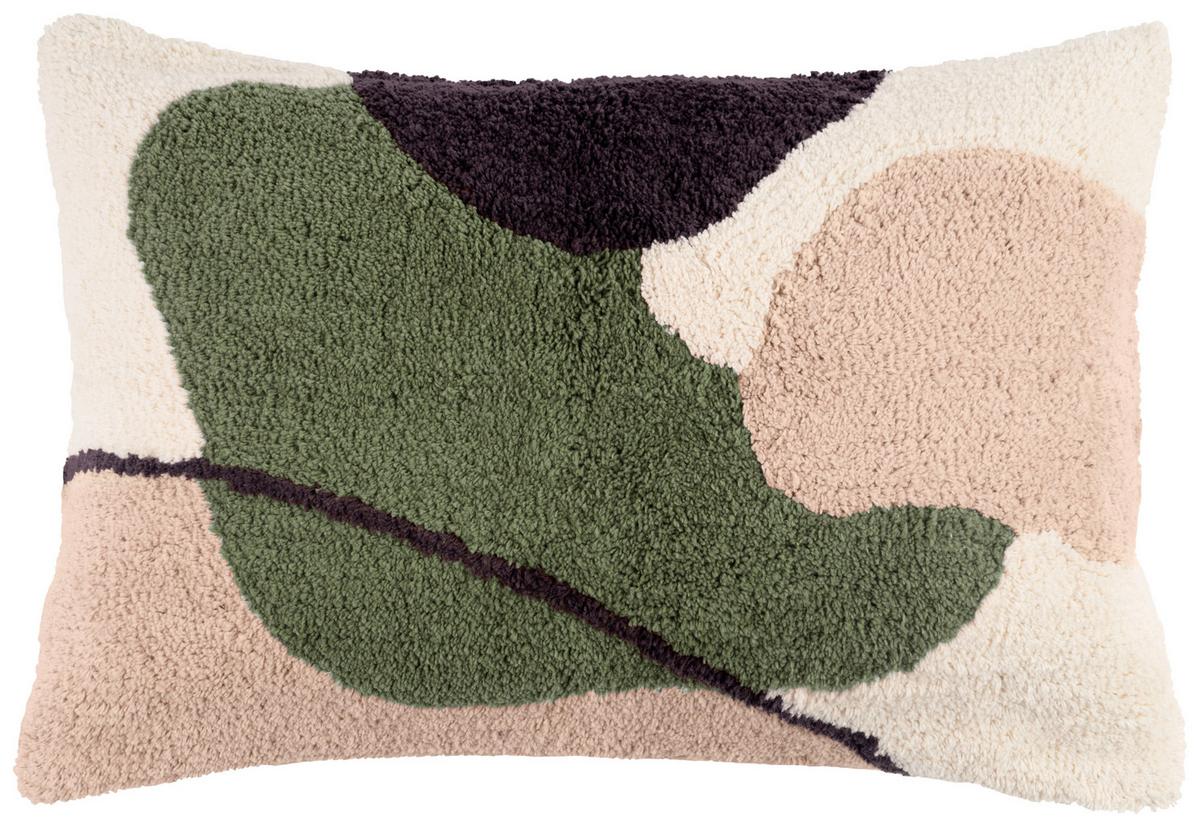 Díszpárna Viola - olívazöld, Modern, textil (35/50cm) - Luca Bessoni