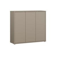 Botník barva Taupe - šedá/šedohnědá, Moderní, kompozitní dřevo/plast (109,2/99,1/34,9cm)
