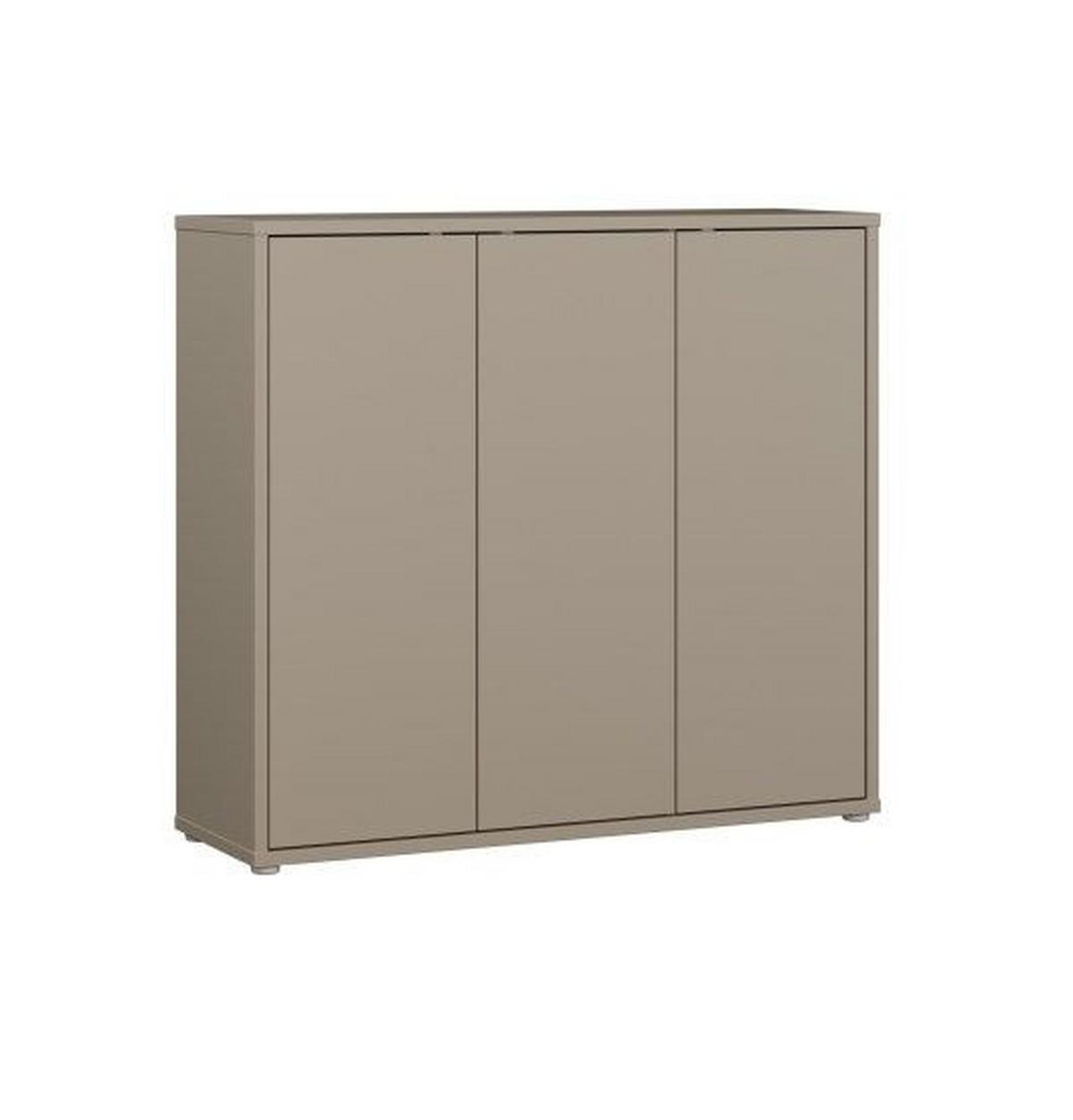 Botník barva Taupe - šedá/šedohnědá, Moderní, kompozitní dřevo/plast (109,2/99,1/34,9cm)