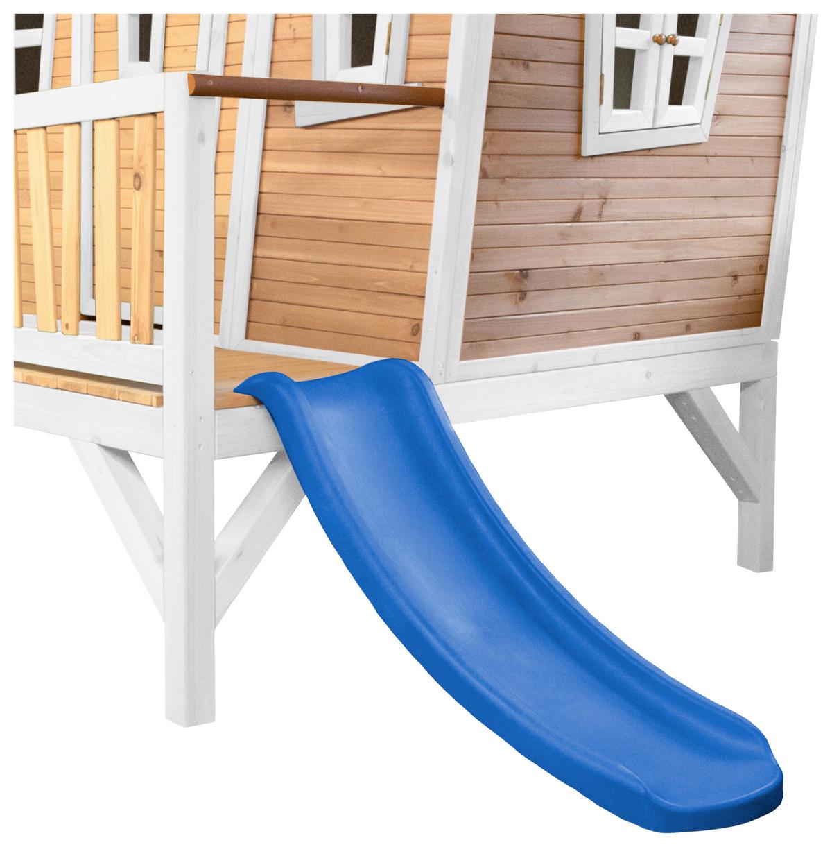 Spielhaus A030.108.31 - Blau/Hellgrün, KONVENTIONELL, Holz/Kunststoff (123/12,8/152cm) - Ambia Garden