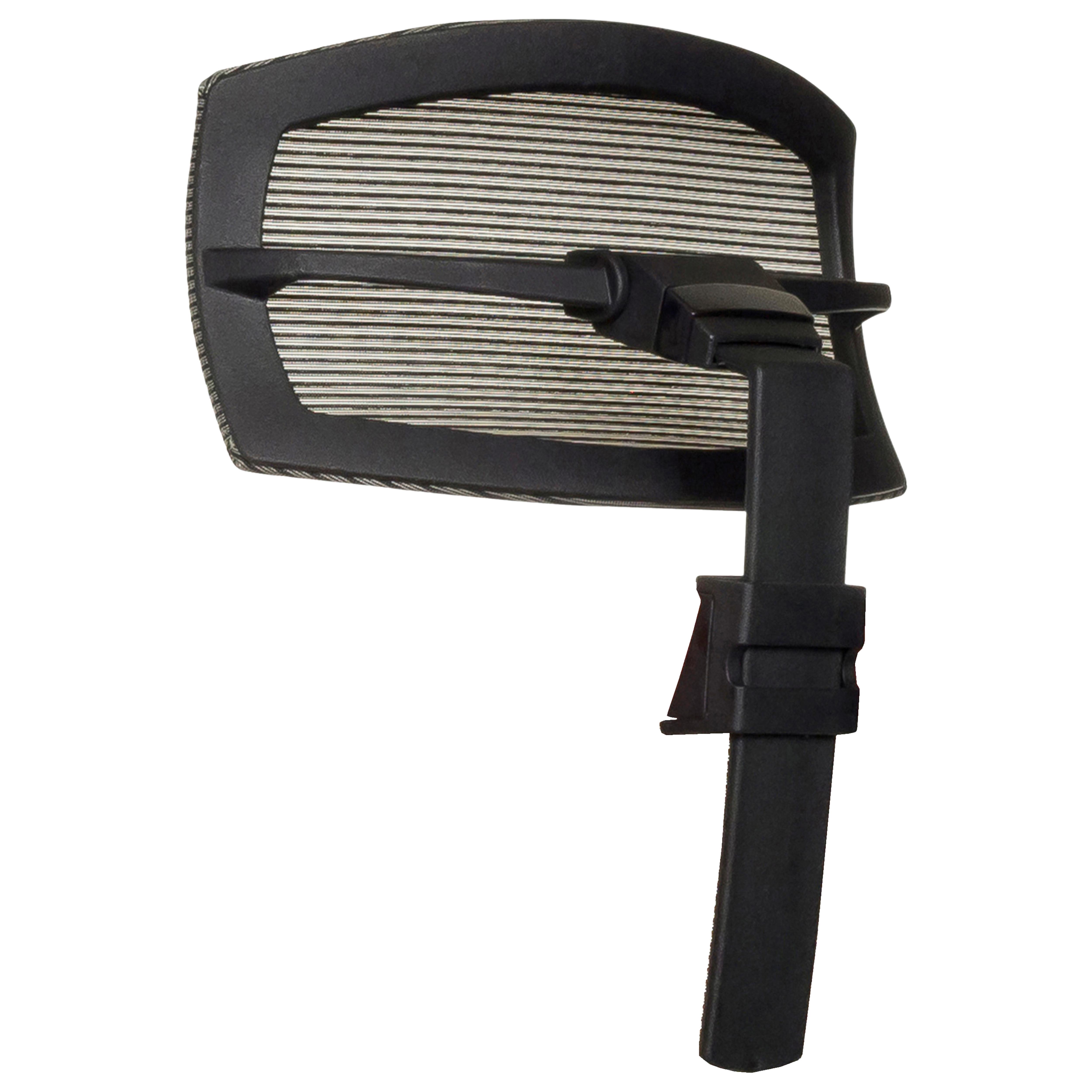 Kopfstütze Schwarz B: 29 Cm - Schwarz, MODERN, Kunststoff/Textil (29/15-30/12cm) - MID.YOU