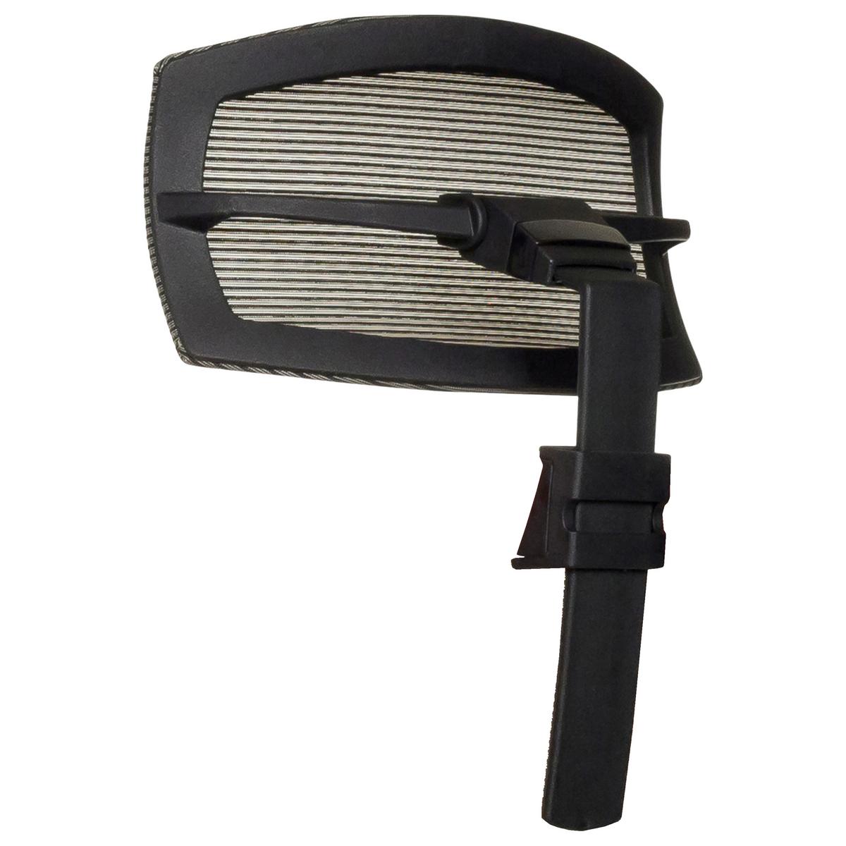 Kopfstütze Schwarz B: 29 Cm - Schwarz, MODERN, Kunststoff/Textil (29/15-30/12cm) - MID.YOU