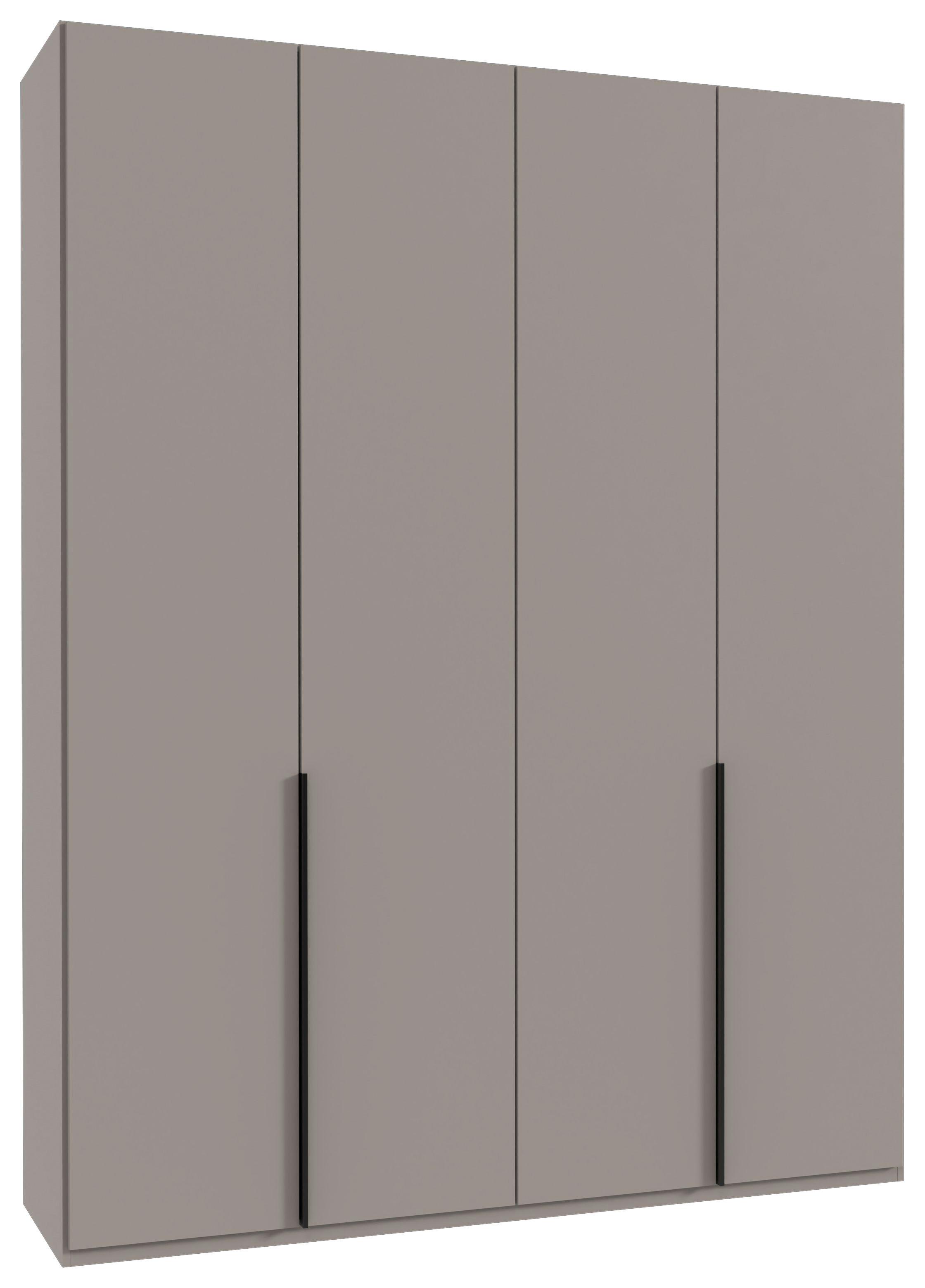 Drehtürenschrank New York Grau/Sahara B: 180 cm - Grau/Sahara, MODERN, Holzwerkstoff (180/236/58cm) - MID.YOU