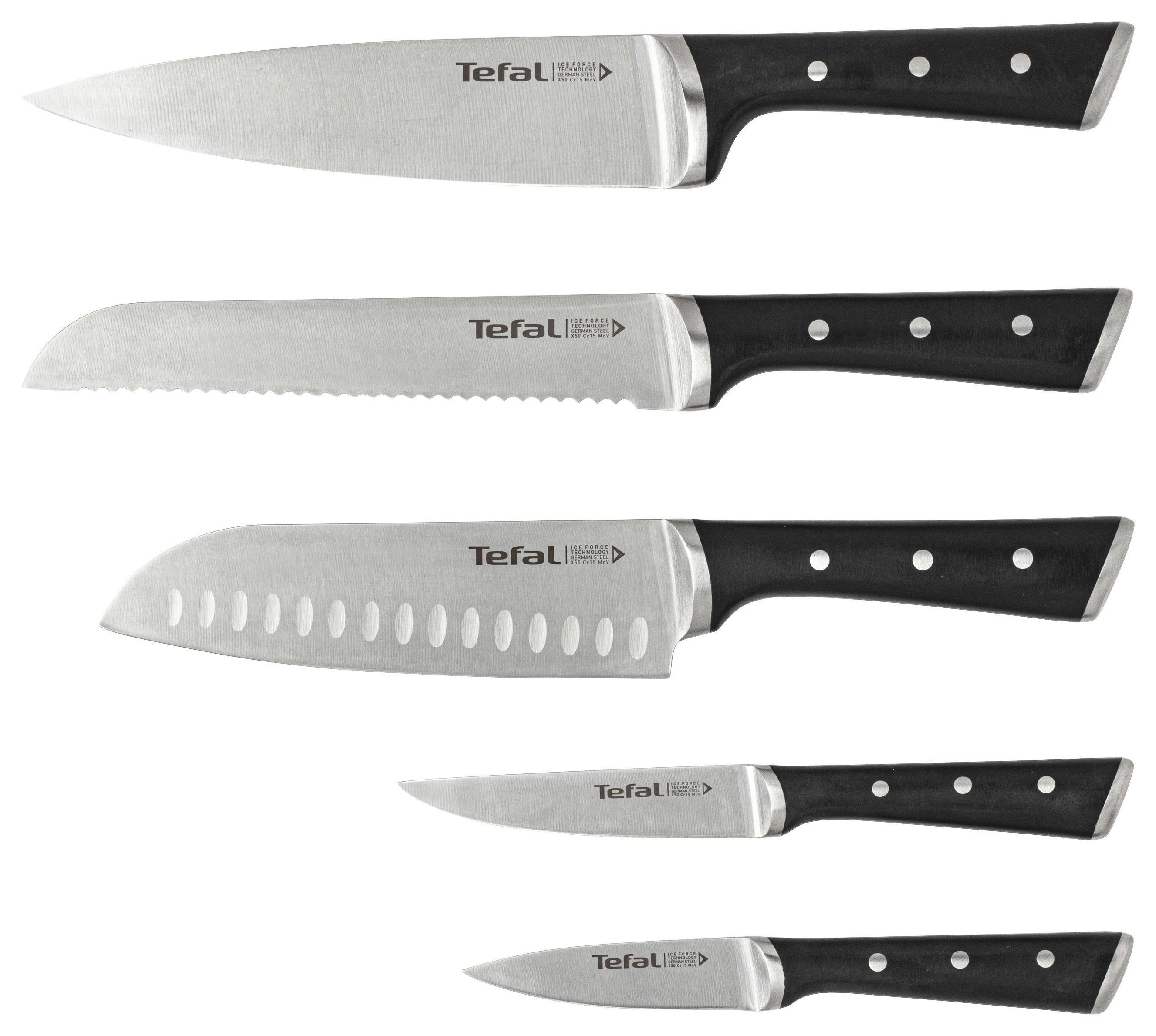 Messerblock Ice Force - Multicolor, MODERN, Metall (13,9/40,5/21,5cm) - Tefal