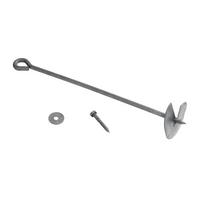 Trampolin A830.010.00 - Grau, KONVENTIONELL, Metall (52/10/10cm) - Ambia Garden