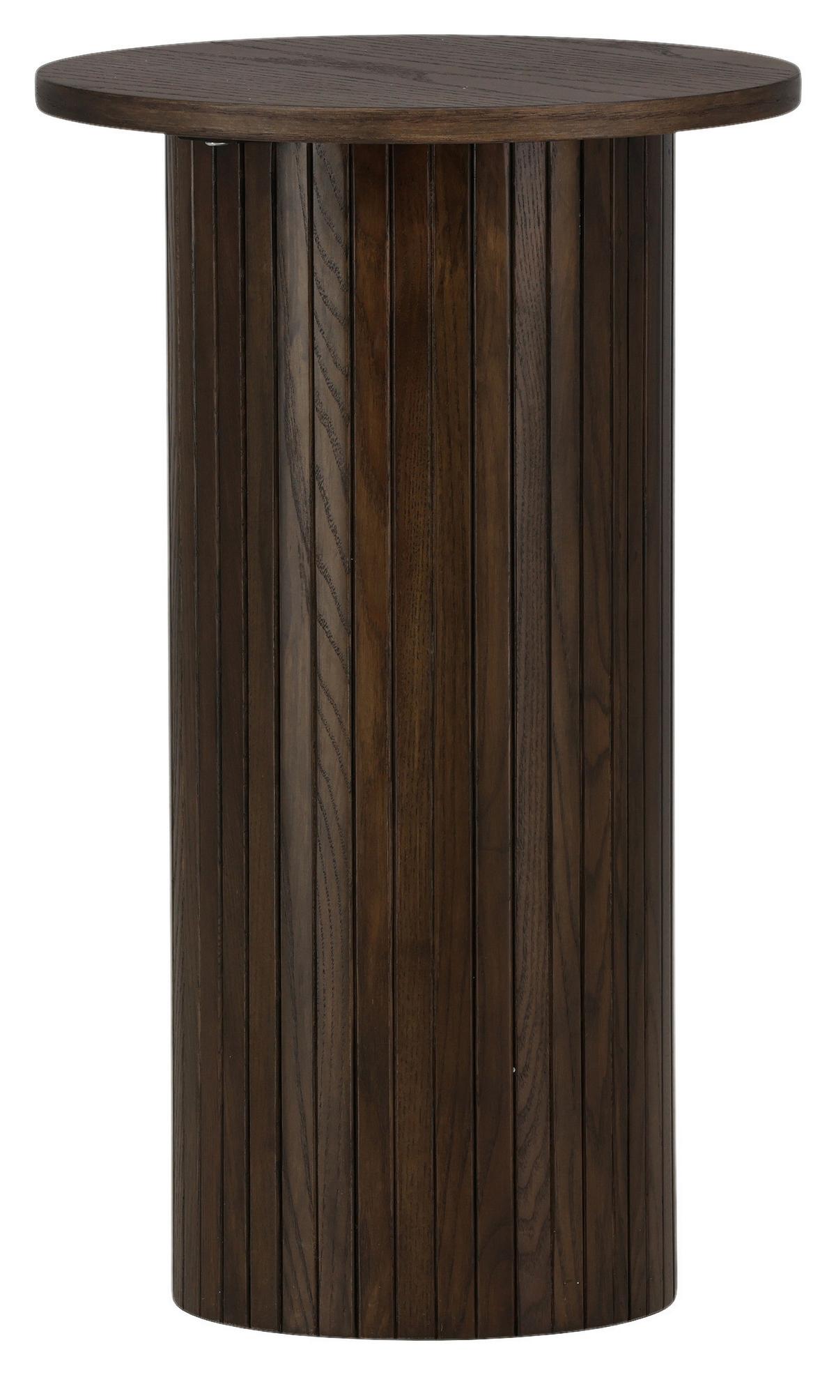 Beistelltisch Bianca - Mokka, Design, Holzwerkstoff (40/40/65cm) - Livetastic