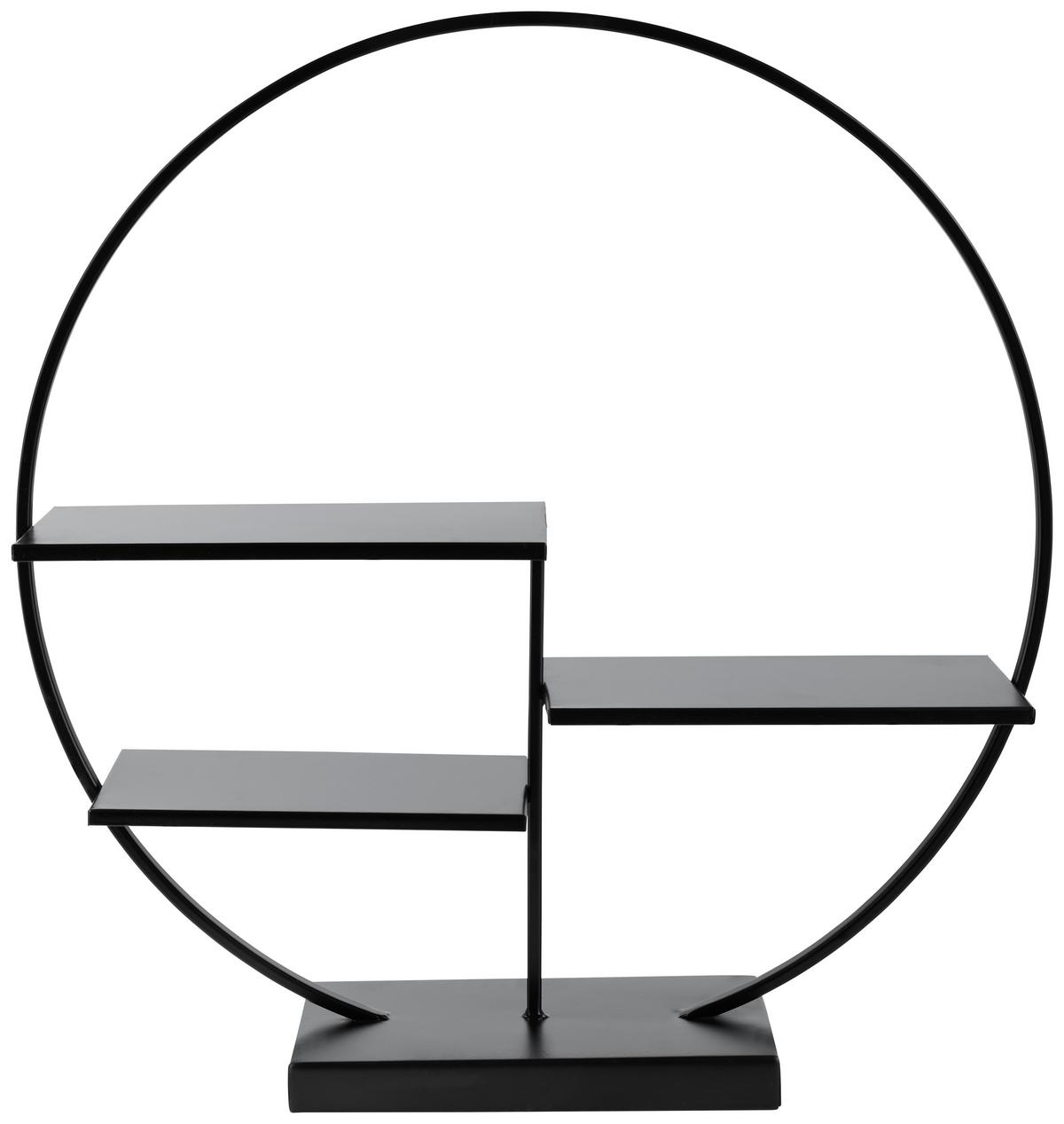 Dekorační stojan Ilona - černá, Basics, kov (43/44/11cm) - Modern Living