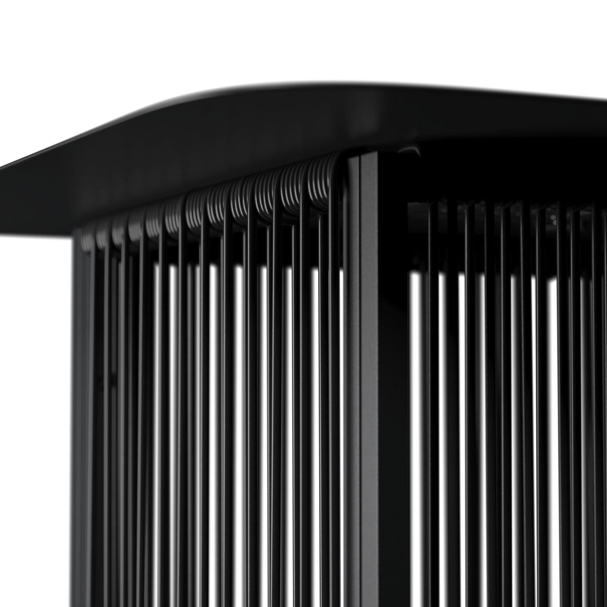 ZÁHRADNÝ PRÍRUČNÝ STOLÍK TRACY - čierna, Modern, kov/plast (55/47/55cm) - Bessagi Garden