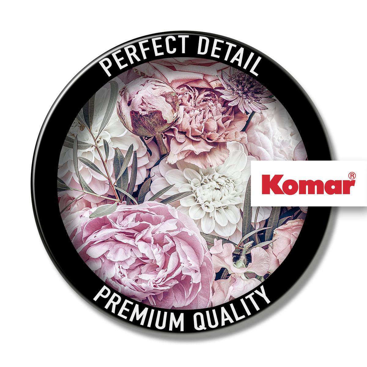 Vliestapete Zestful - Rot/Rosa, Basics (200/250cm) - Komar