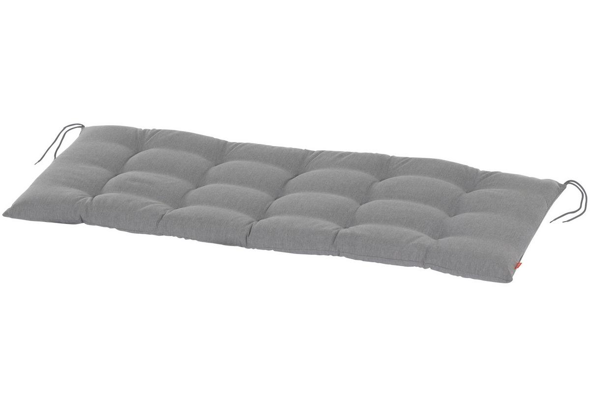 Bankauflage N42015 - Silberfarben, KONVENTIONELL, Textil (48/6/140cm) - Siena Garden