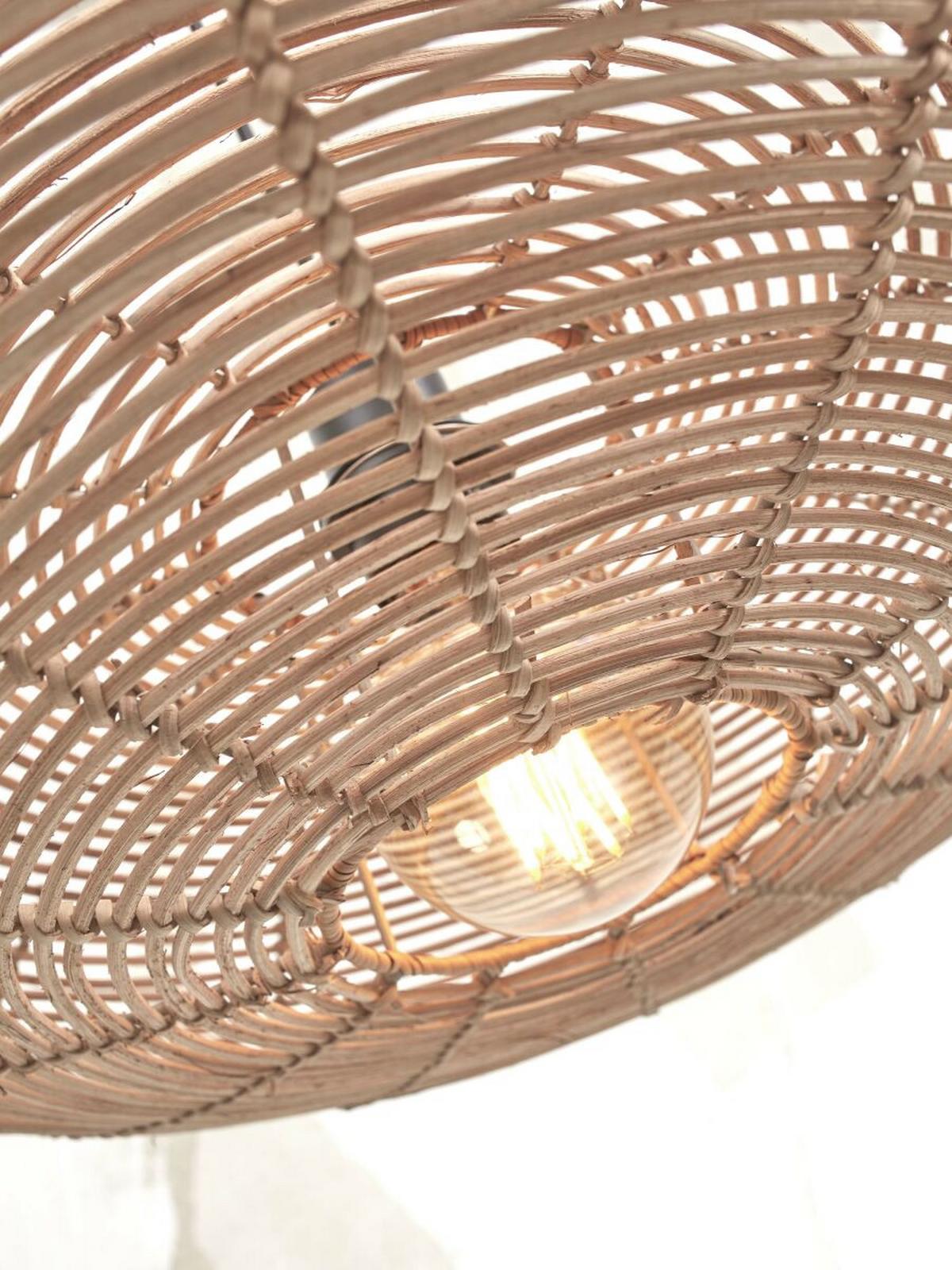 Hängeleuchte Tanami/H/5514/N - Naturfarben, Trend, Holz (55/55/14cm) - Good & Mojo