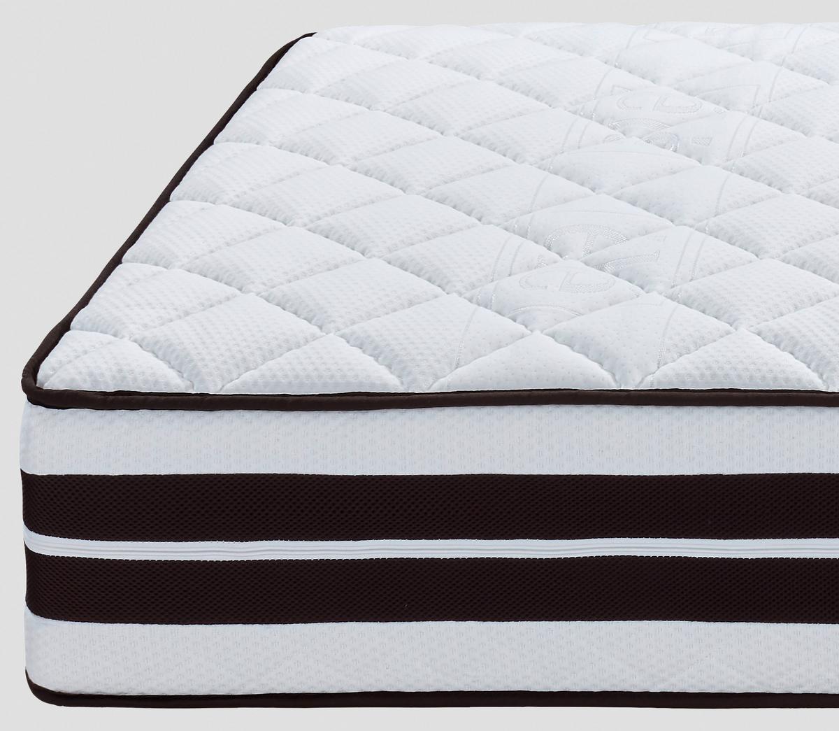 Taschenfederkernmatratze Cecile 180x200cm mittelfest - Weiß, Textil (180/200cm) - Ele