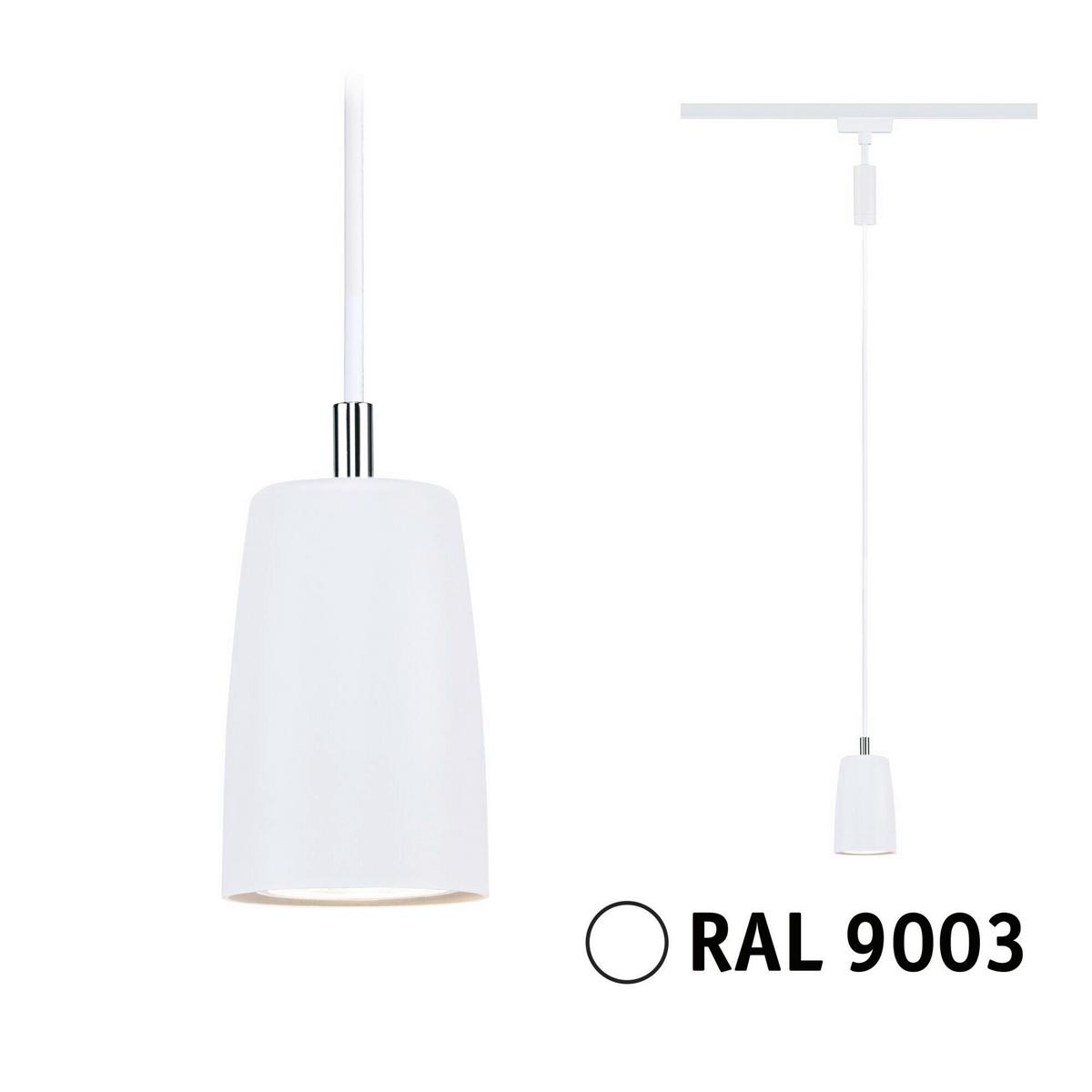 Schienensystem-Hängeleuchte 95626 Urail Cover Sw - Basics (6,5/122cm) - Paulmann