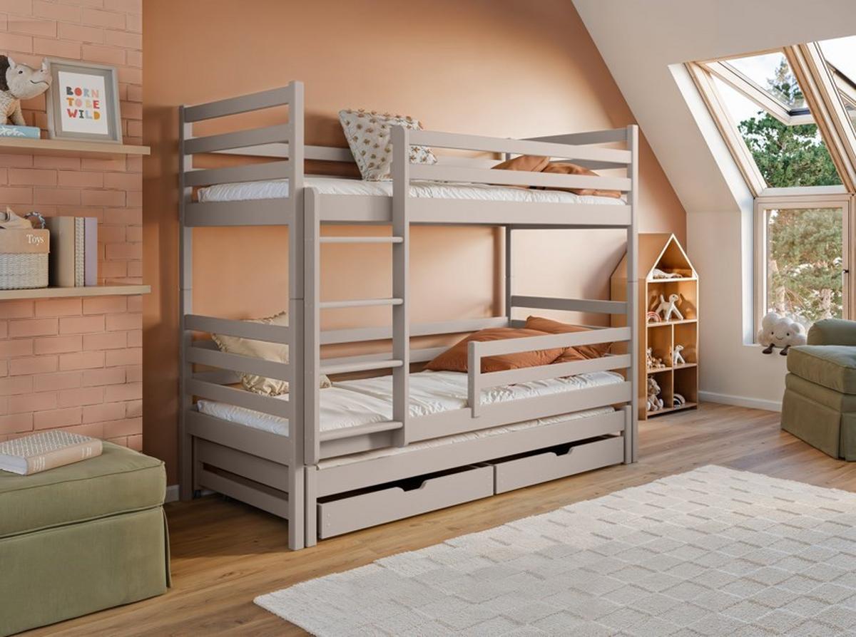 Palanda MILA 90x200 cm, borovice, kašmírová - kašmírová/barvy břízy, dřevo (90/200cm) - Mömax