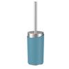 WC KEFA SO STOJANOM CHRIS - modrá/farba ušľachtilej ocele, Modern, kov/plast (9,6/37cm) - Premium Living