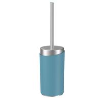WC KEFA SO STOJANOM CHRIS - modrá/farba ušľachtilej ocele, Modern, kov/plast (9,6/37cm) - Premium Living