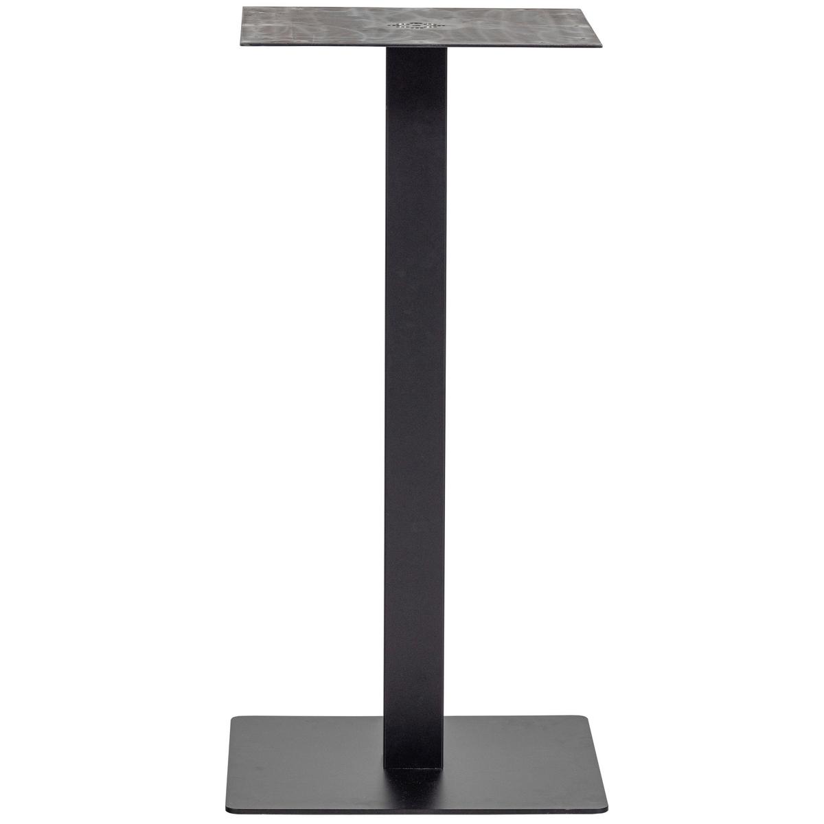 TISCHGESTELL Tablo Schwarz L: 50cm - Schwarz, MODERN, Metall (50/50/105cm) - Livetastic