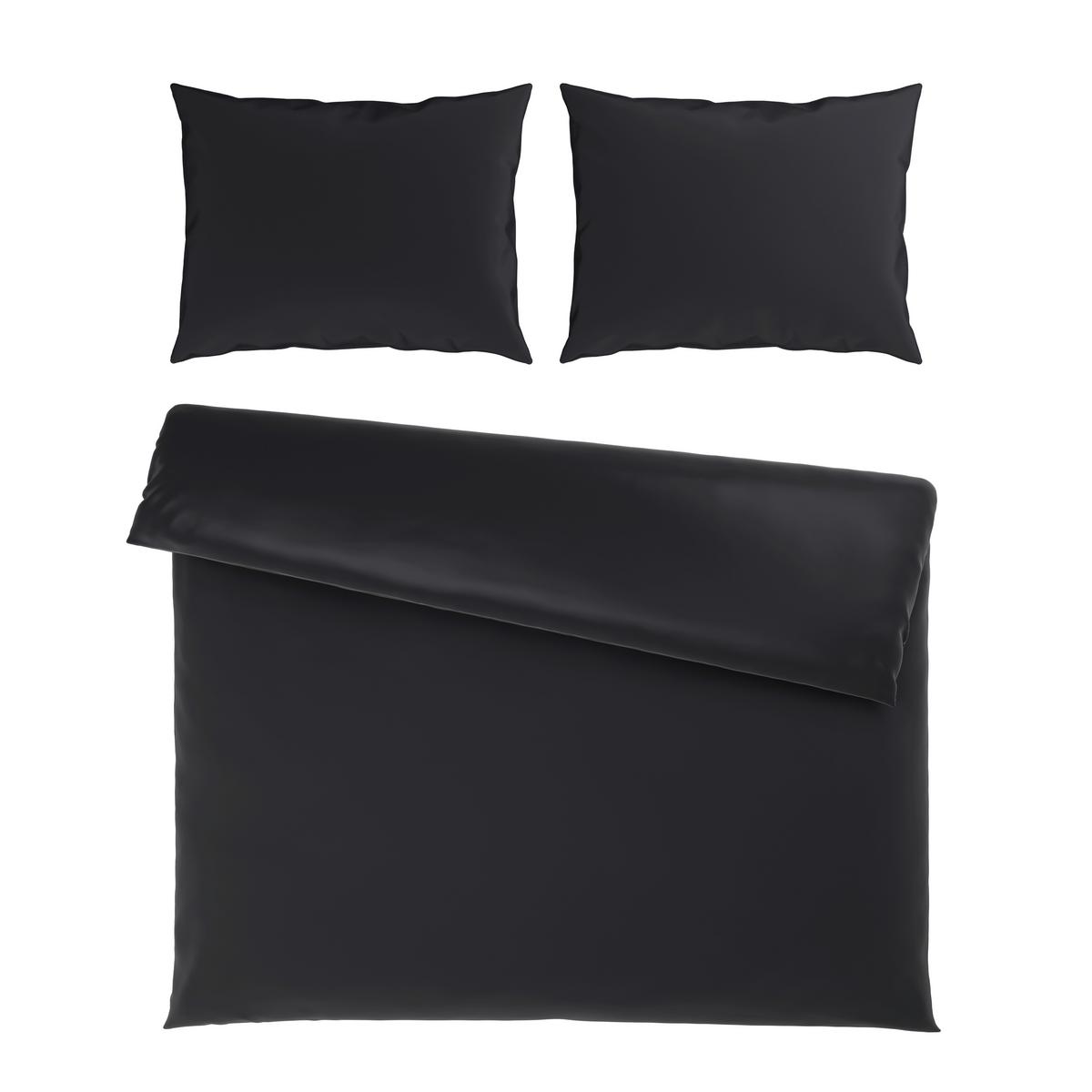 POSTEĽNÁ BIELIZEŇ XENIA UNI XXL - čierna, Modern, textil (200/220cm) - Premium Living