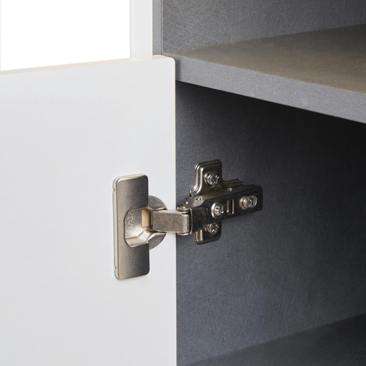 Wohnkombination Modern 4 Tlg. Mit Led Alassio 2, Weiß/matera - MODERN (312,6/200/40,5cm) - Luca Bessoni